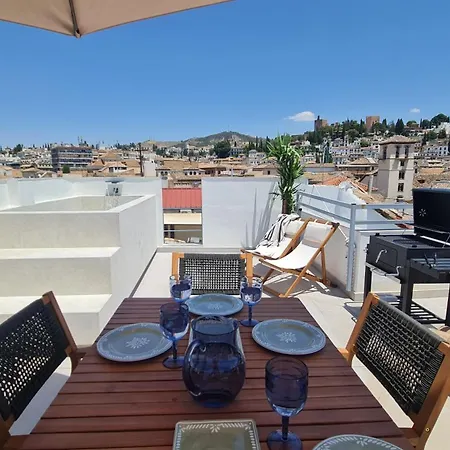 Navas 402 Atico & Pool Alhambra Views Апартаменты