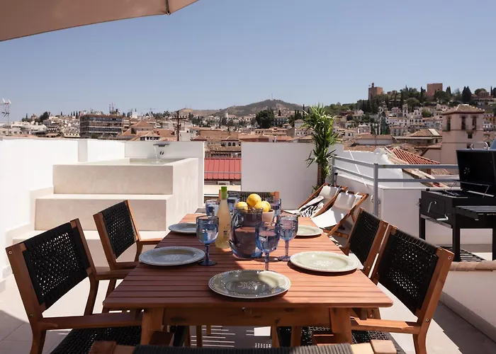 Navas 402 Atico & Pool Alhambra Views Апартаменты *