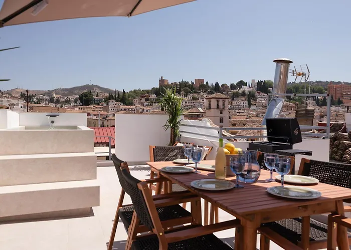 Navas 402 Atico & Pool Alhambra Views Апартаменты *